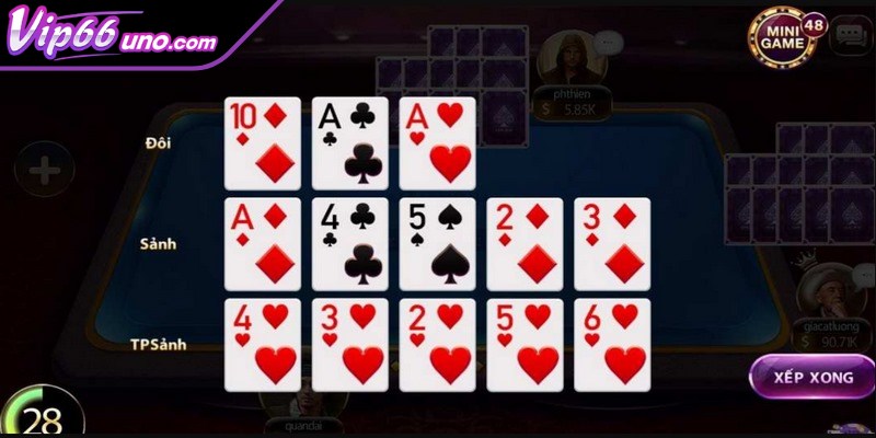 Luật chơi cơ bản của mậu binh cho bạn 