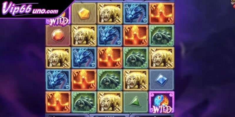 Tựa game 4 thần thú tạo ra cơ hội trúng thưởng lớn